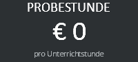 PROBESTUNDE
€ 0
pro Unterrichtstunde
